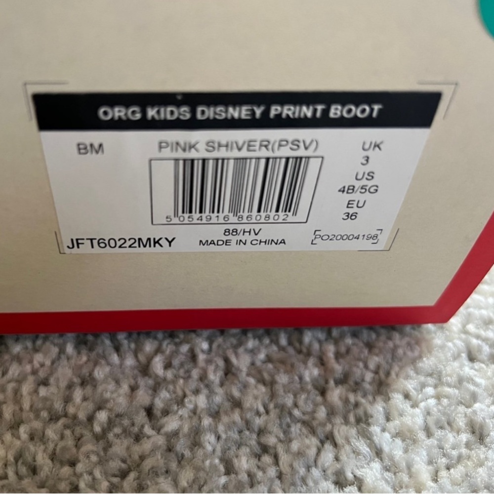 Hunter Kids Pink Mickey Mouse Rain Boots - Picture 8 of 12